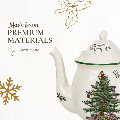 Spode tetera regalo navideño para amantes del té