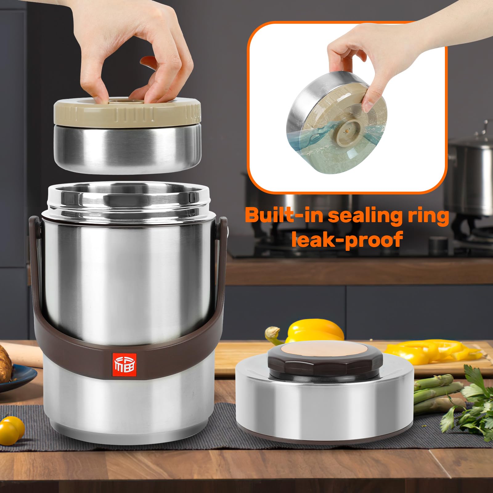 Spoilu Thermo recipiente de 15 oz ideal para porciones individuales