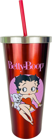 Vaso termico Spoontiques Betty Boop mantiene la bebida a la temperatura deseada.