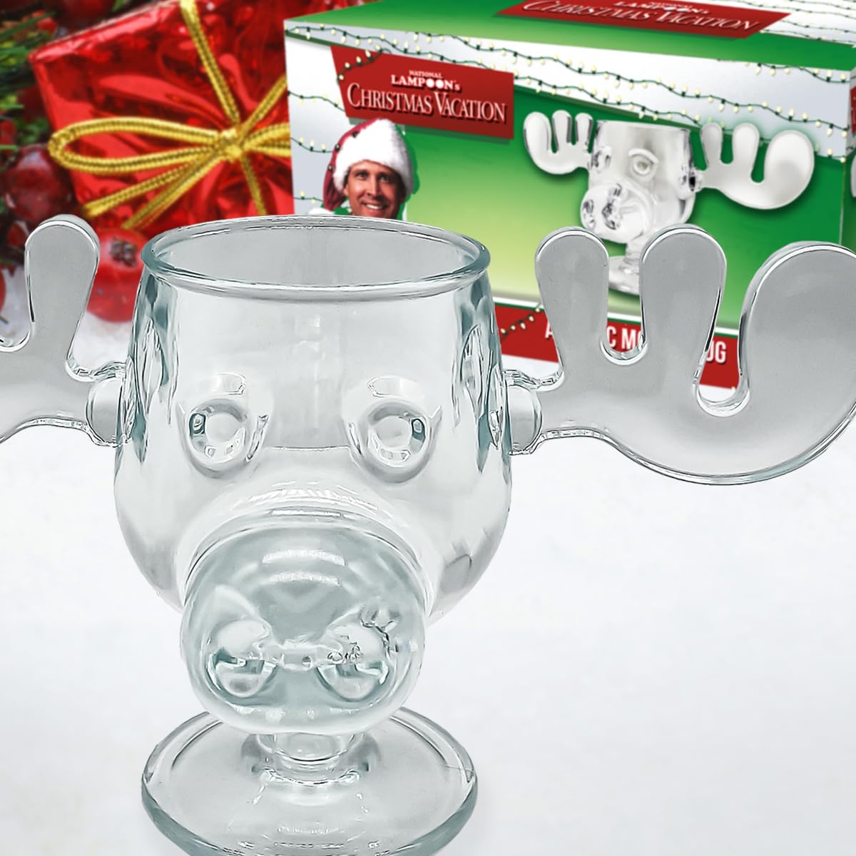 Taza Spoontiques para brindis en reuniones, resistente y fácil de limpiar.