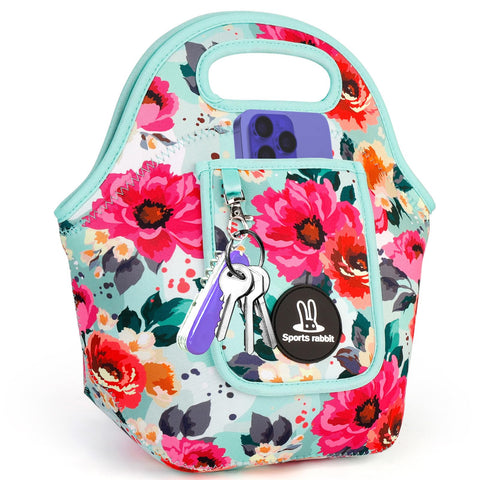 Sports rabbit bolsa-almuerzo neopreno aislada, mantiene la comida fresca durante el día.
