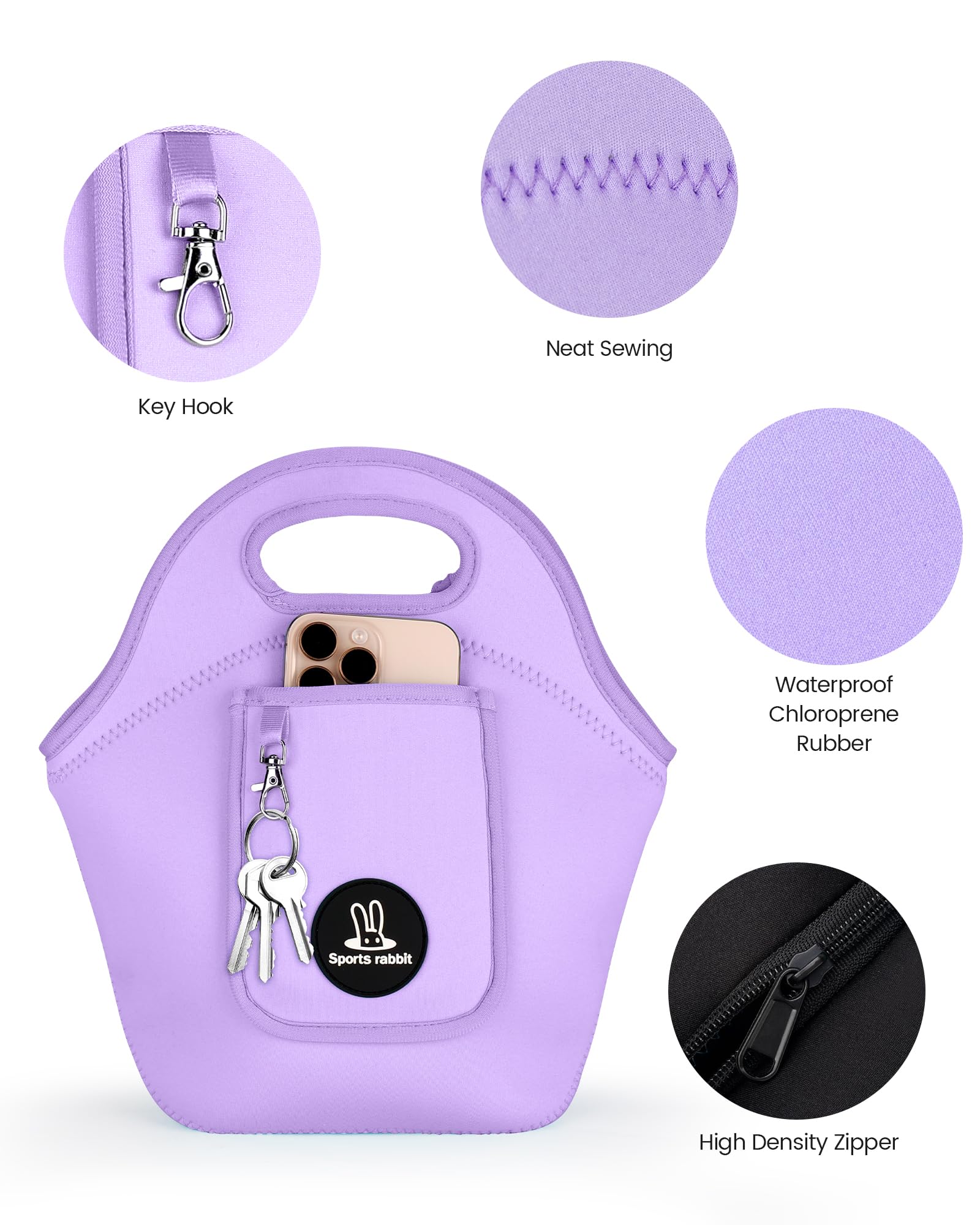 Sports rabbit bolsa frontal para móvil y llaves facilita el acceso diario