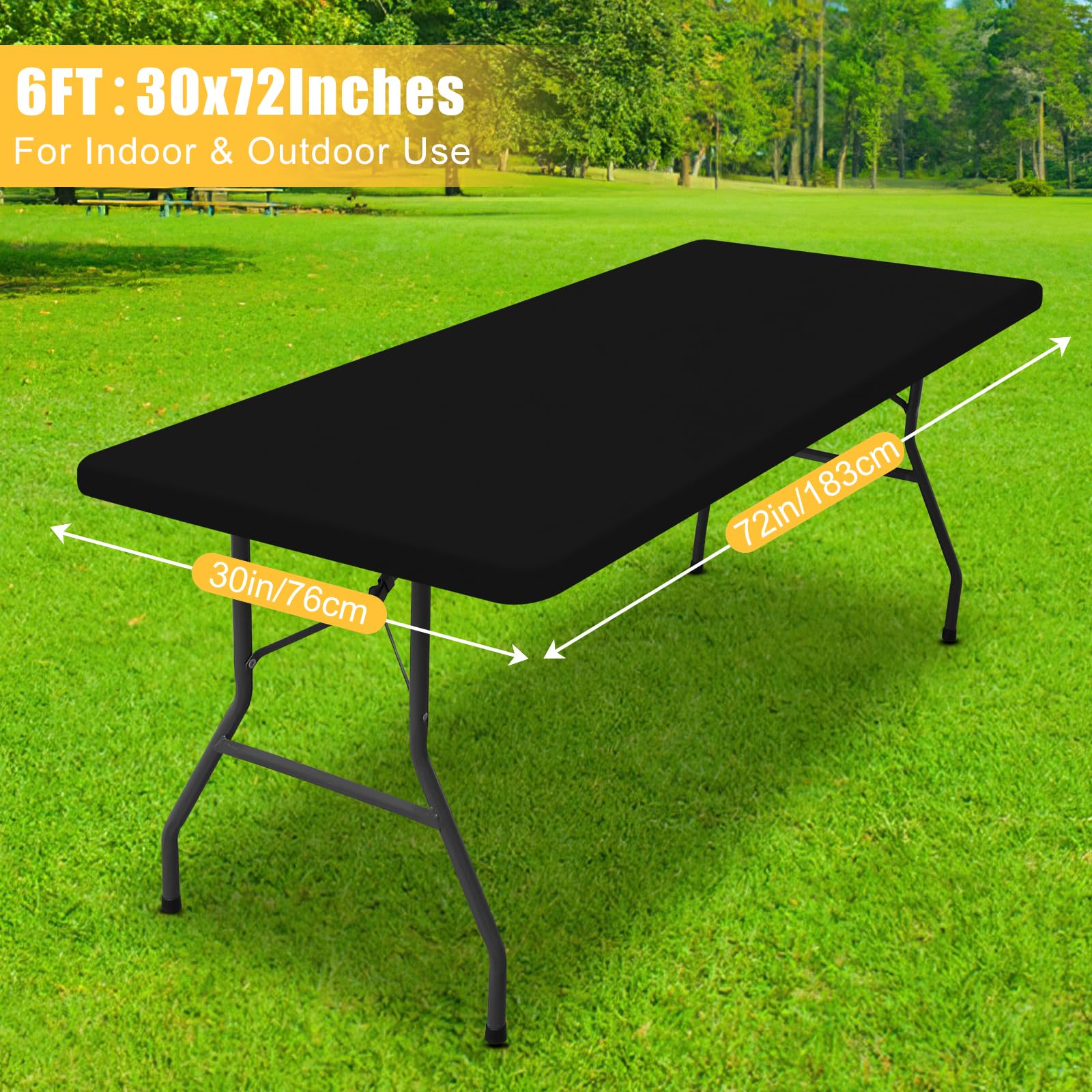 Color negro elegante Spotjoy, añade estilo a cualquier comedor al aire libre