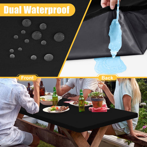 Superficie impermeable de poliéster Spotjoy, fácil de limpiar después de picnic y camping