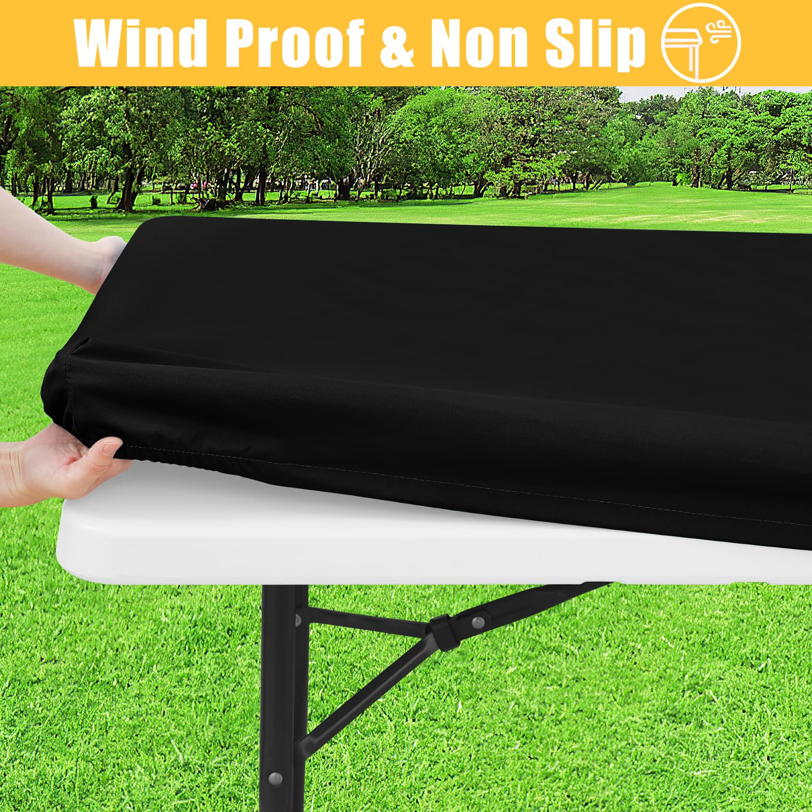 Ajuste elástico Spotjoy para fijar la mesa plegable sin deslizamientos