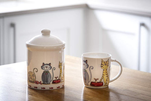 SPOTTED DOG GIFT COMPANY tarro cerámico para azúcar, organización de la cocina con estilo.