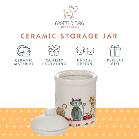 SPOTTED DOG GIFT COMPANY tarro para café y té, conserva sabor y aroma.