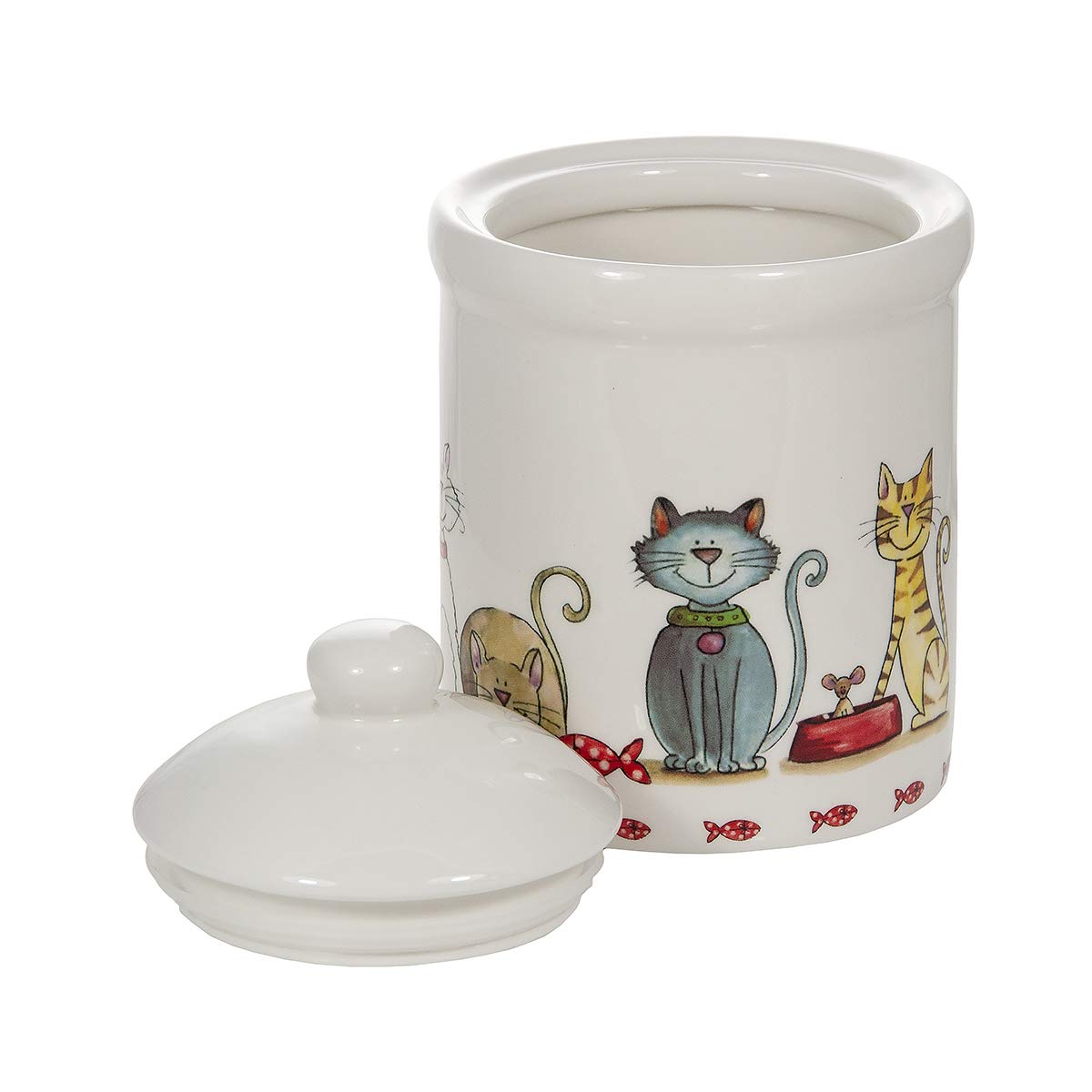 SPOTTED DOG GIFT COMPANY tarro de cocina con diseño felino, perfecto como regalo.