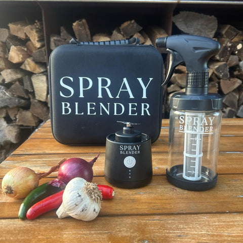 SprayBlender motor comercial ofrece mayor torque para mezclas rápidas