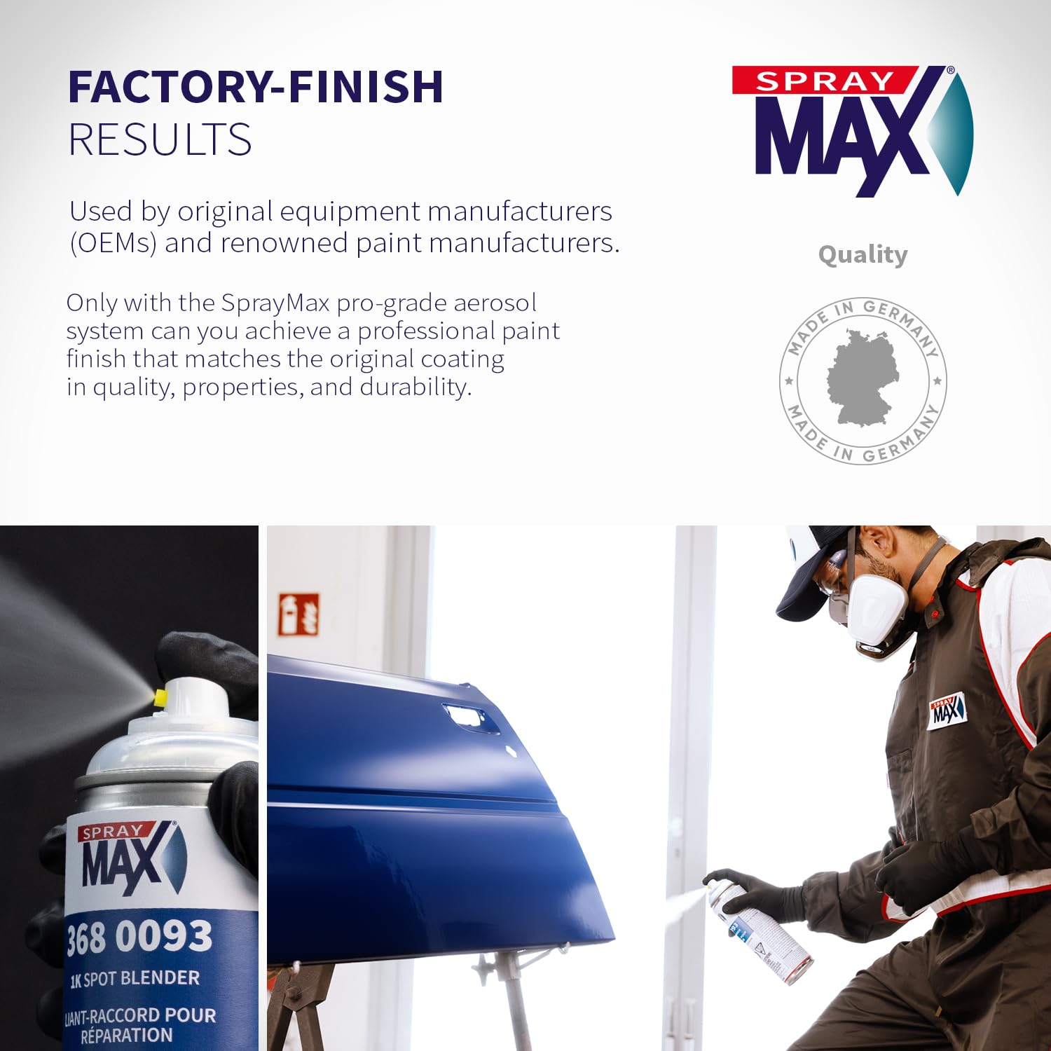 SprayMax 1K Spot Blender Compatibilidad con 2K para acabado profesional