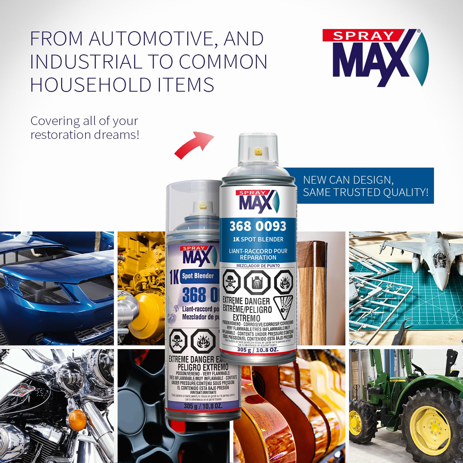 SprayMax 1K Spot Blender Uso profesional en talleres