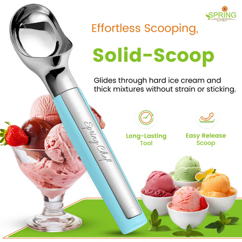 Spring Chef bolas de melón ergonómicas para porciones rápidas y uniformes.