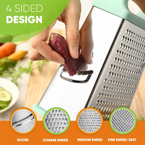 Cara Zester de Spring Chef para zest cítrico fresco.