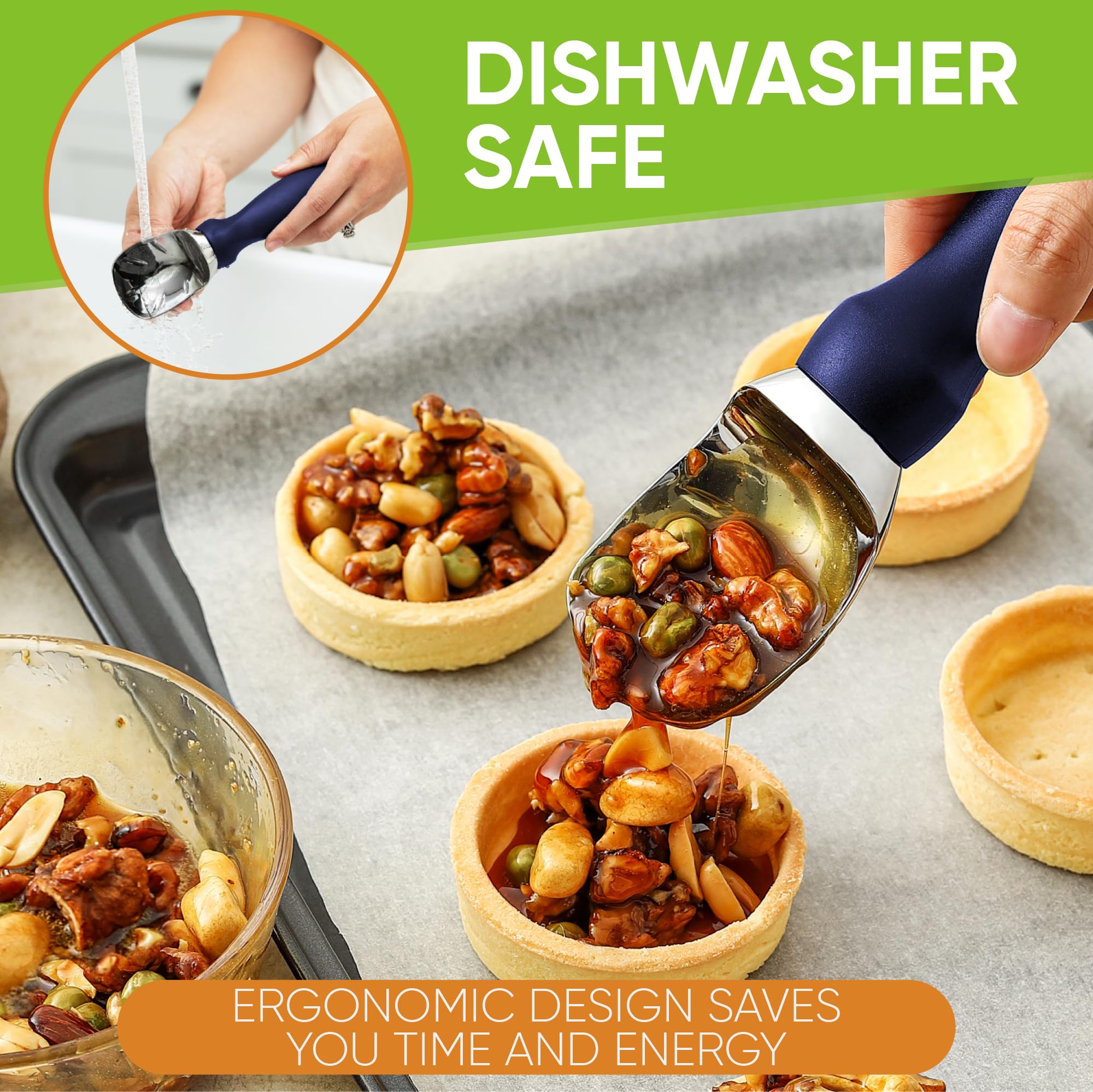 Ideal para melón y rellenos de pimientos con Spring Chef