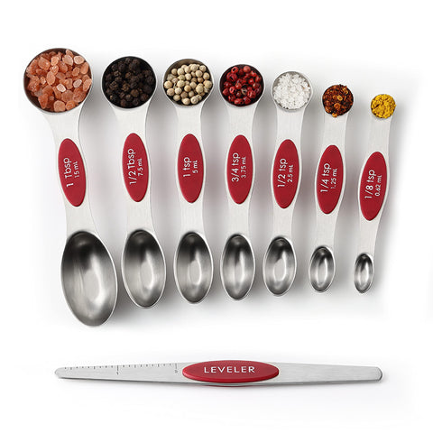 Spring Chef juego de cucharas ergonómicas en acero inoxidable para uso diario