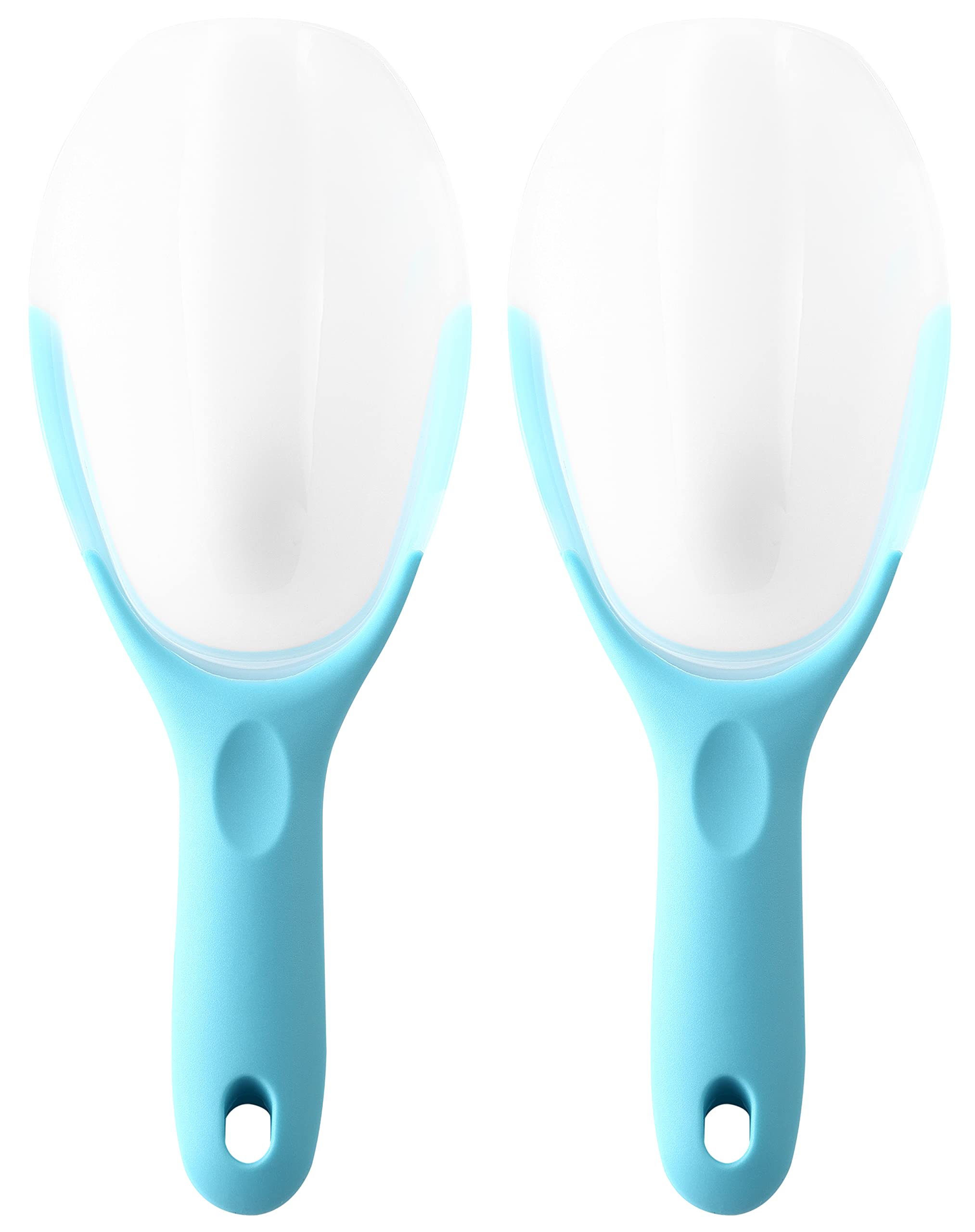 Cucharas magnéticas Spring Chef para hielo, color Aqua Sky, fácil almacenamiento.