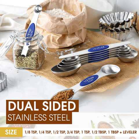 Spring Chef cucharas con marcas US y ml para recetas precisas