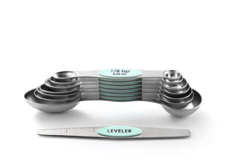 Spring Chef nivelador incluido facilita la medición exacta desde la primera vez.