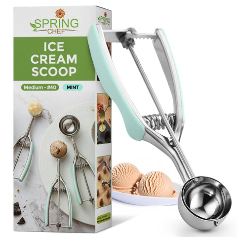 Spring Chef cucharilla para galletas mediana 40: porciones uniformes para hornear.