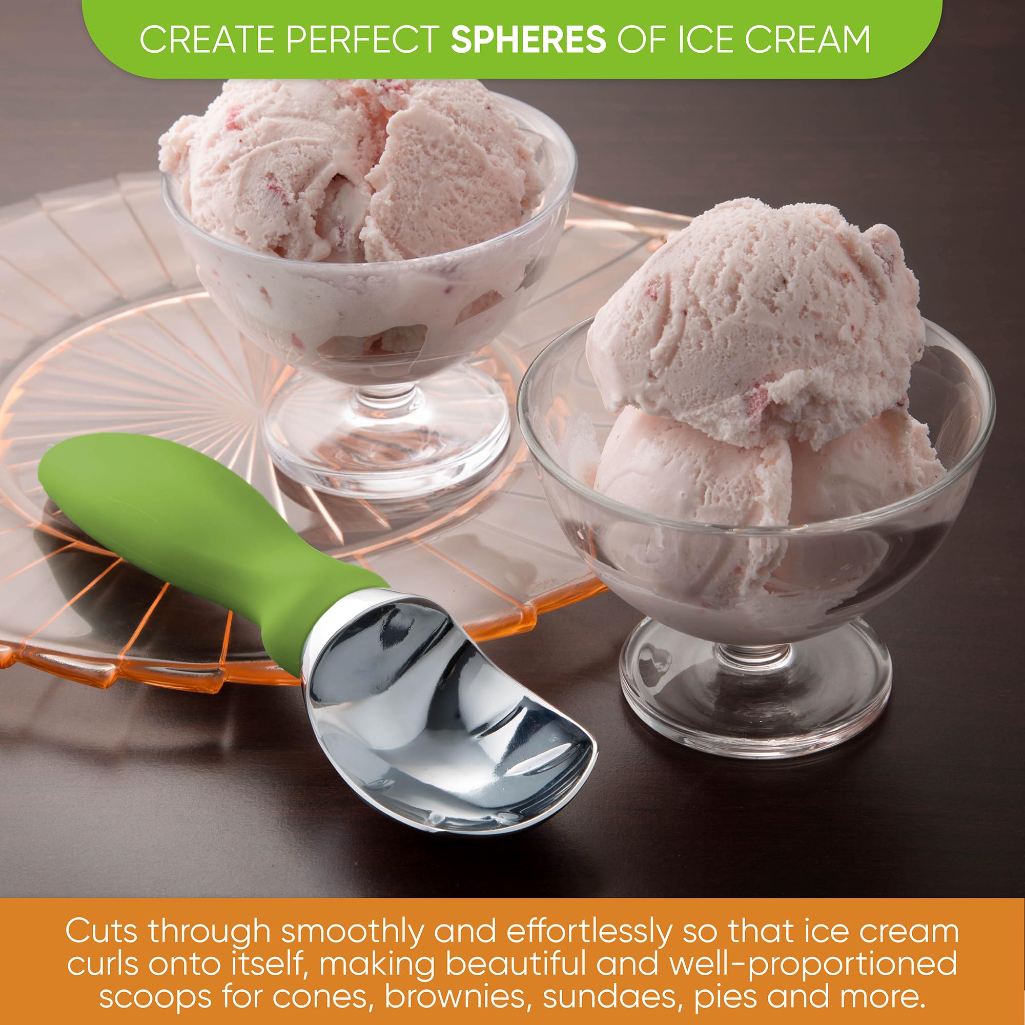Spring Chef deslizamiento suave para helados duros y congelados
