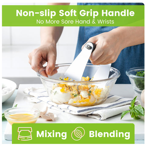 Spring Chef Medidas grabadas en el raspador para porciones precisas.