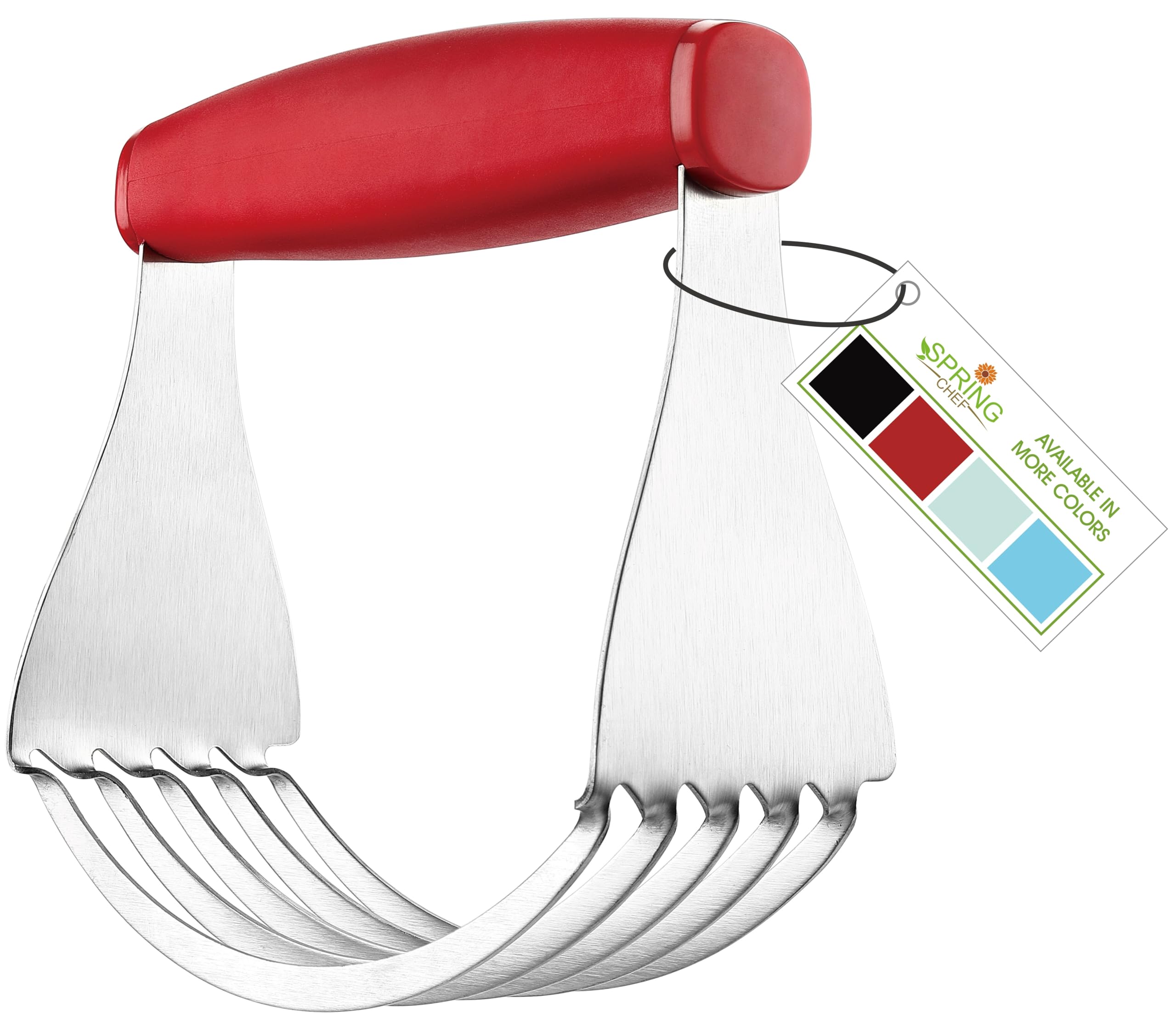 Spring Chef Mezclador de masa XL con cuchillas de acero para masa uniforme.
