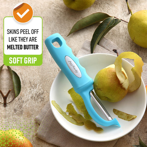 Spring Chef pelador con mango ergonómico para uso cómodo