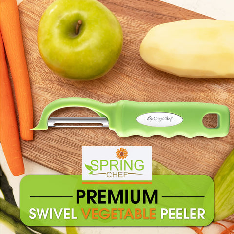 Spring Chef deslizamiento suave que evita atascos de piel al pelar