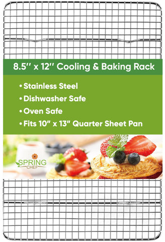 Spring Chef rejilla de acero inoxidable para enfriar con buena circulación de aire