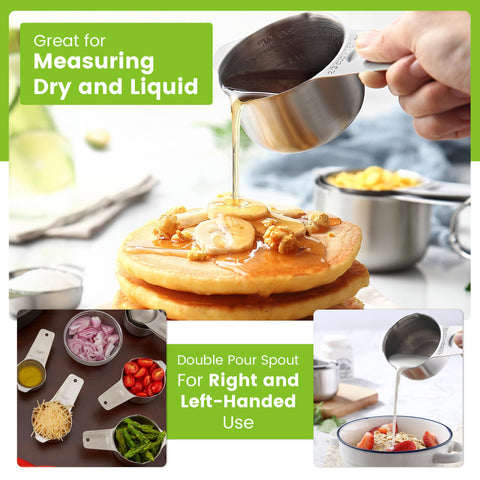 Spring Chef medidas en 1/8 a 1 taza para recetas diarias.