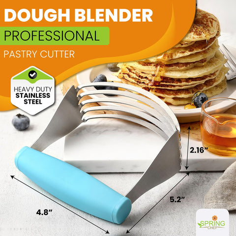 Spring Chef XL cuchillas durables para masas suaves y consistentes