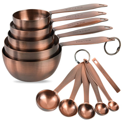 SPUVGVC tazas cobre 240 ml, precisión fiable para hornear.