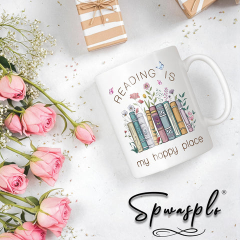 Taza Spwasplo Lectores satisfechos, regalo perfecto para escritoras y bibliotecarias