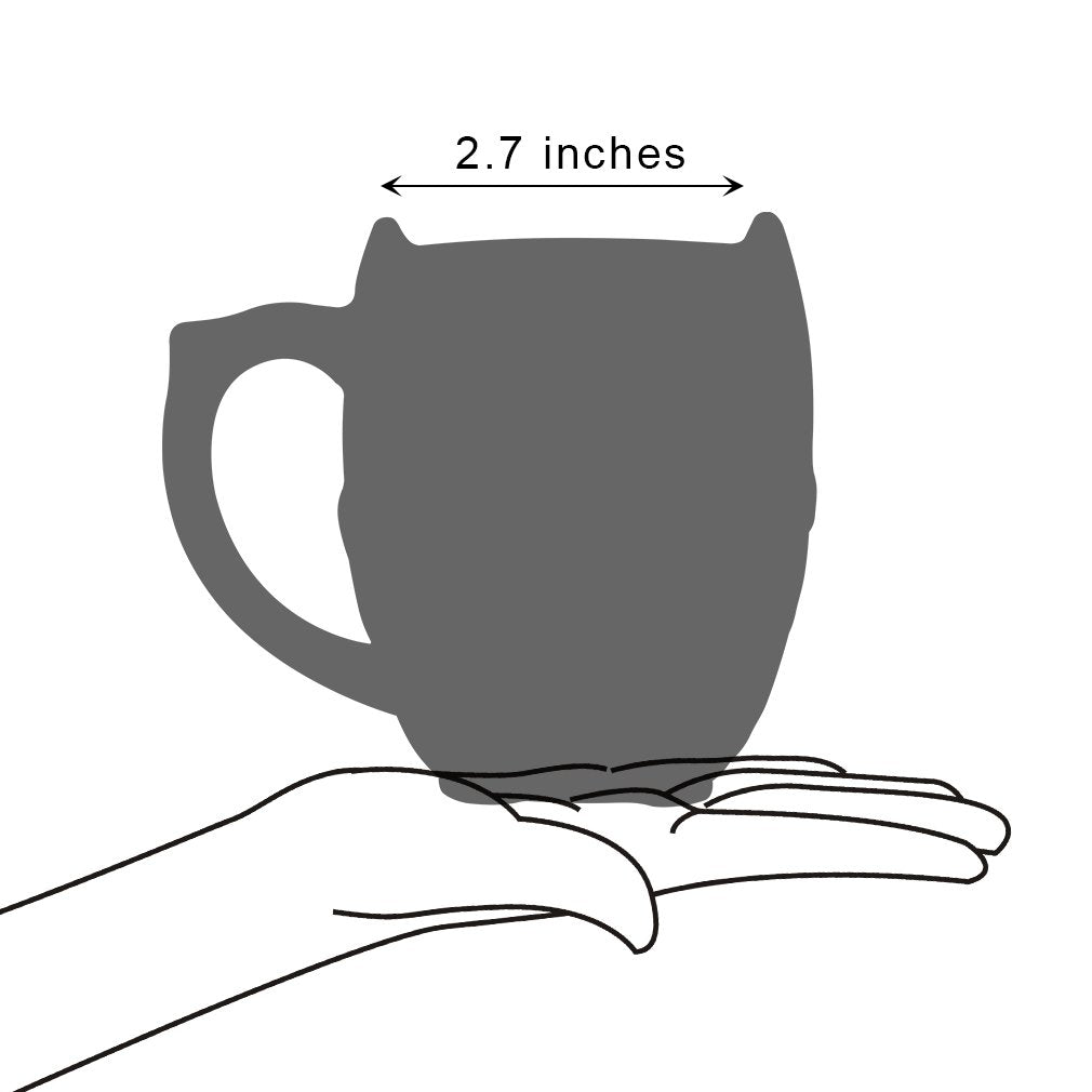 SQOWL caja regalo para taza buho 3D, regalo perfecto para amantes del café