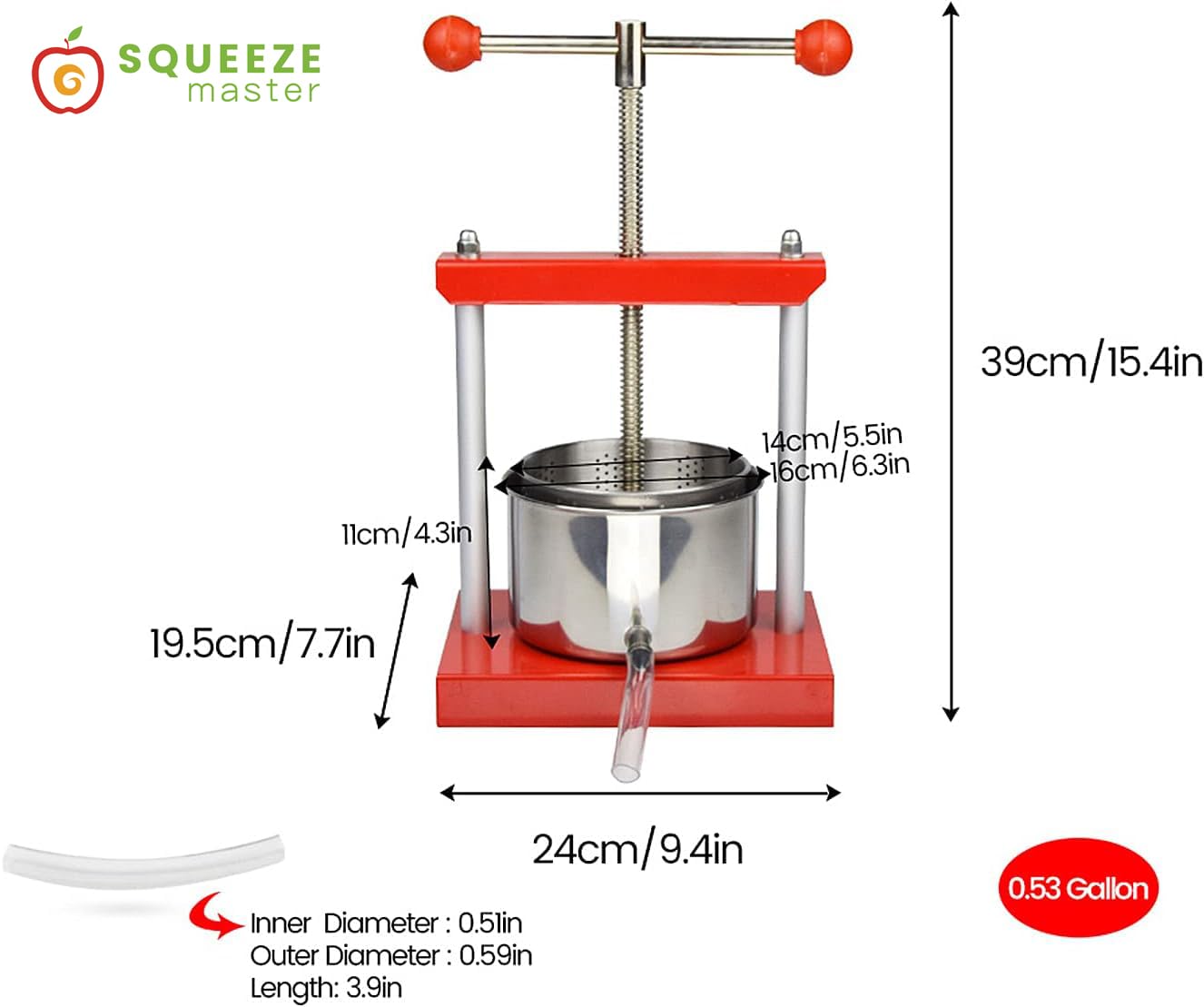 Diseño silencioso para exprimidos sin ruido con SQUEEZE master.