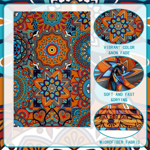 Toallas cocina mandala Sratte: ligeras y duraderas para uso diario.