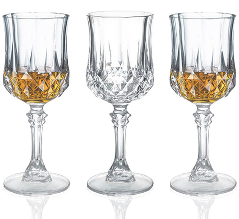 Copa cordial Srgeilzati con tallo, conjunto de 3, ideal para degustar licores con estilo.