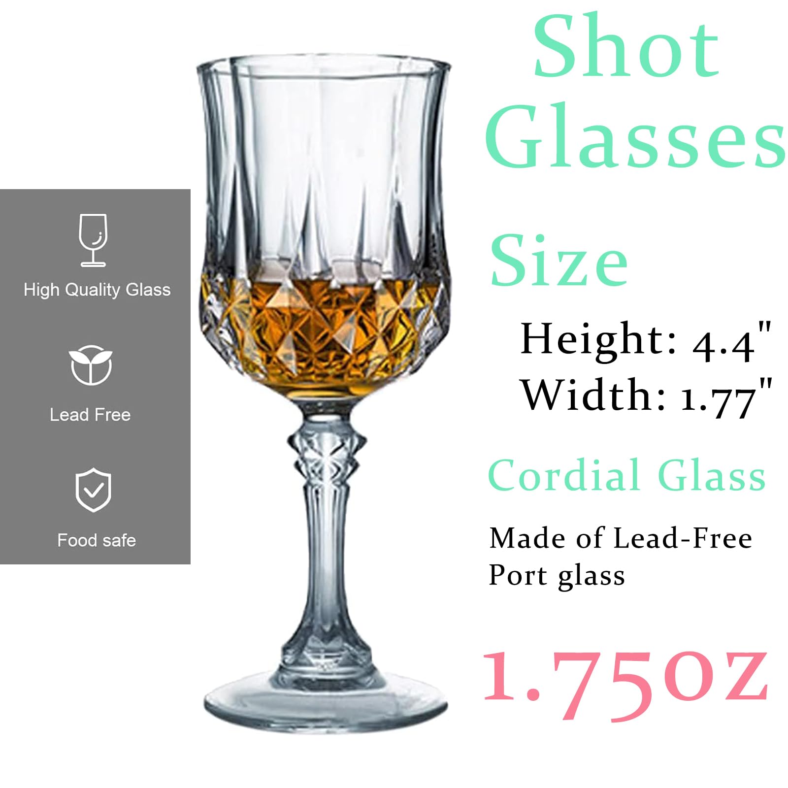 Srgeilzati copa sherry cristal, presentación elegante y clara para servir.