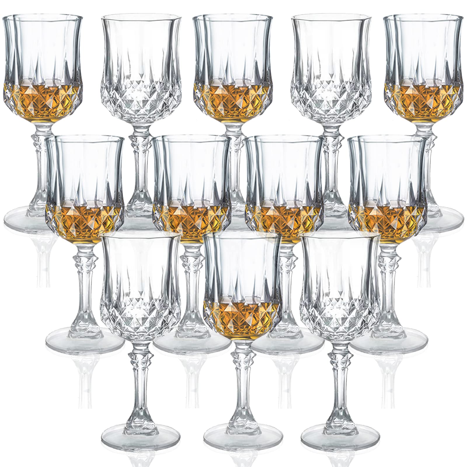 Srgeilzati copas cordiales con tallo para degustar licores con elegancia.