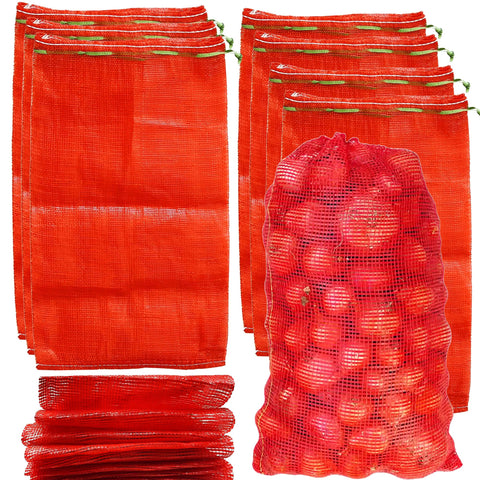 SRXES bolsas de malla para cebollas: flujo de aire para mayor frescura.