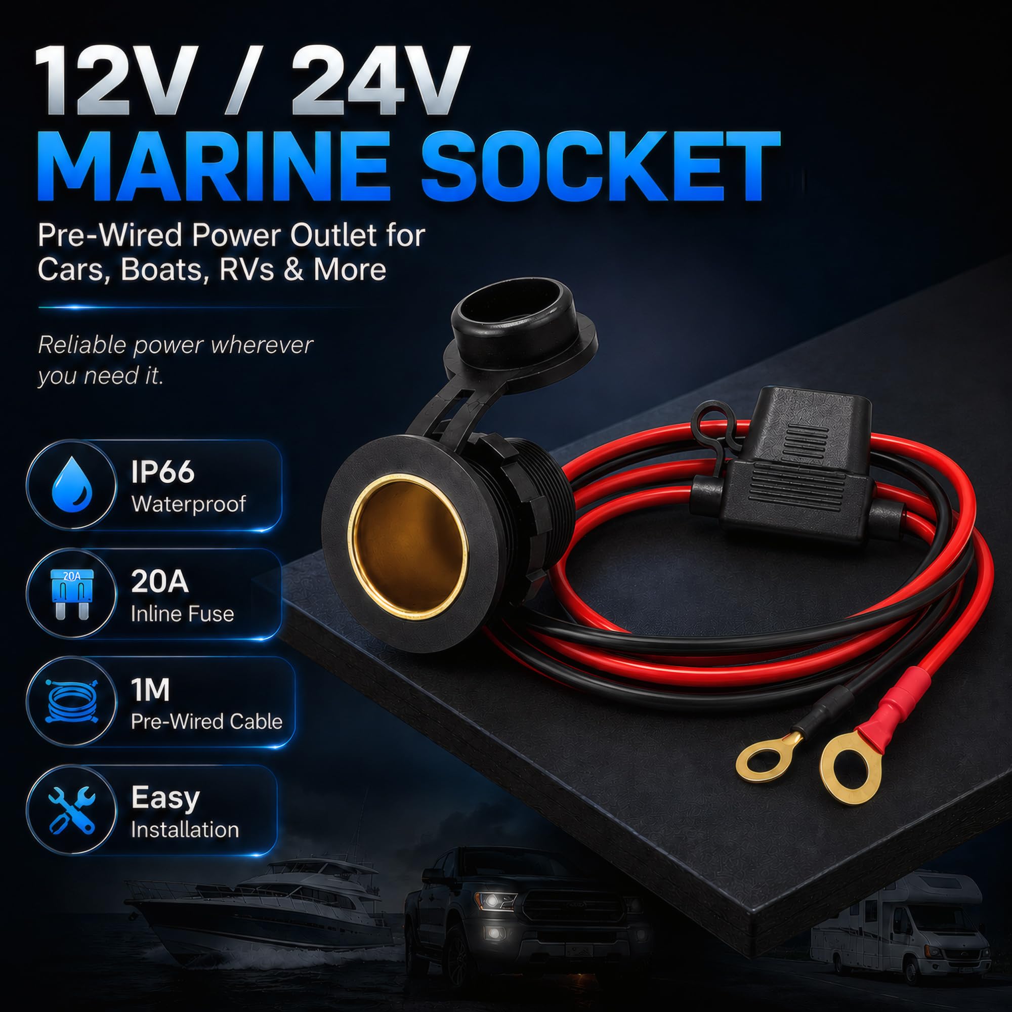 SSGP detalle del cable 12AWG que garantiza menor resistencia y durabilidad