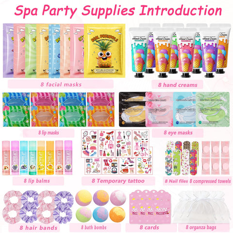 SSGP mascarillas faciales dispuestas para destacar ingredientes y beneficio hidratante