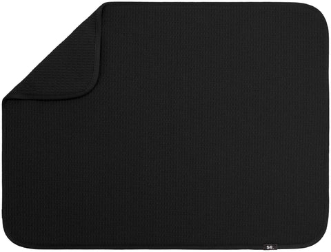 S&T INC. Mat de secado XL para platos 18x24, evita goteos en la encimera.