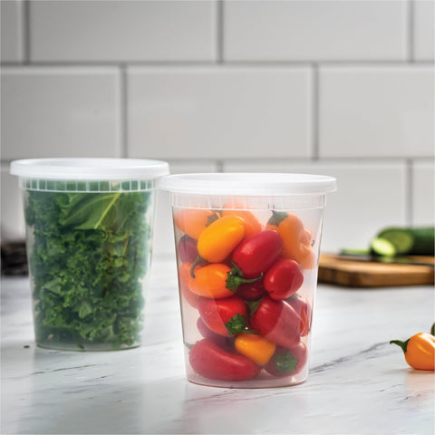 Stack Man tapa hermética evita fugas y mantiene alimentos frescos