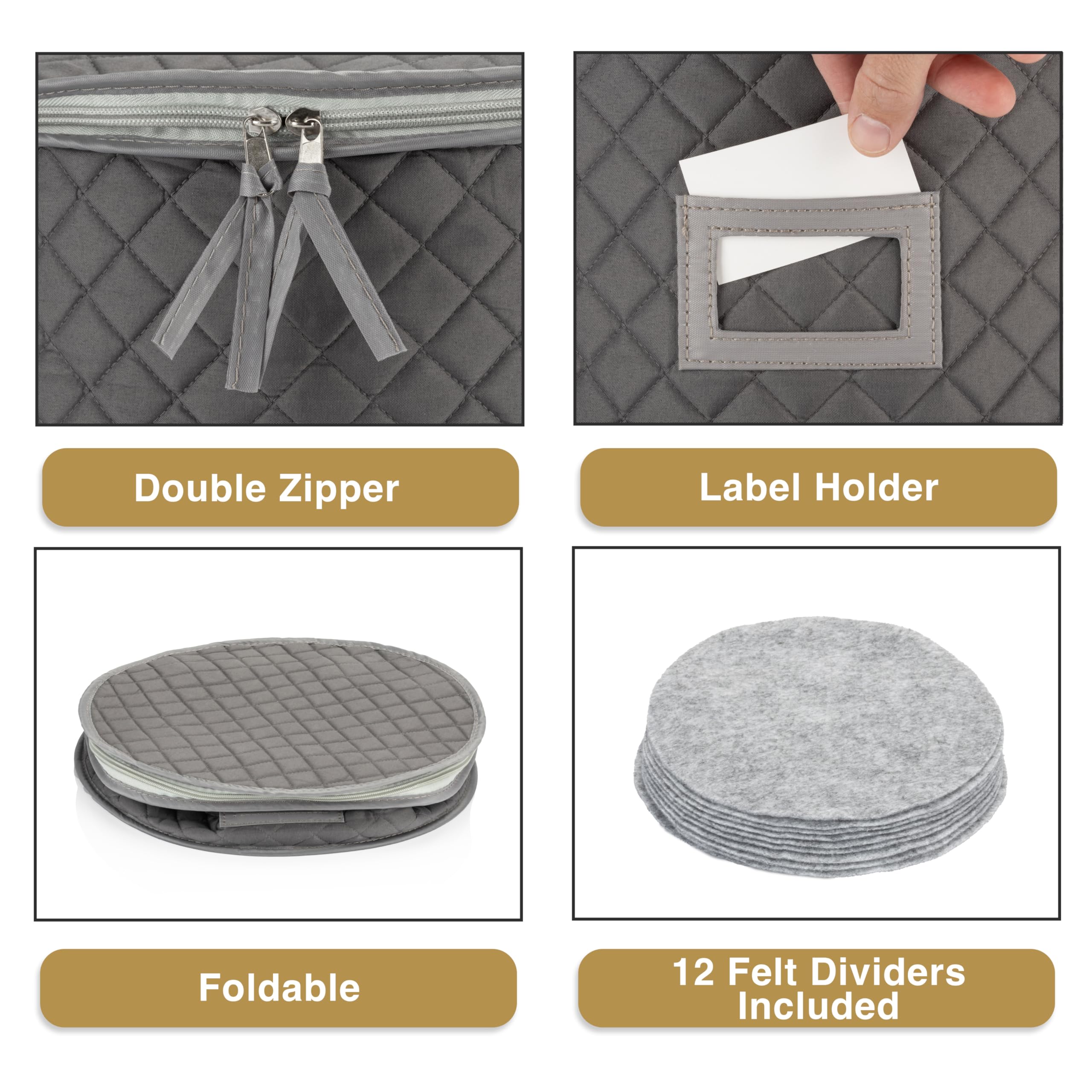 Material acolchado de poliéster de Stack Store Plus More protege superficies delicadas.