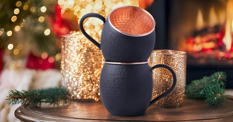 Copa STAGLIFE de cobre, interior brillante, potencia sabor y frescura en cada sorbo