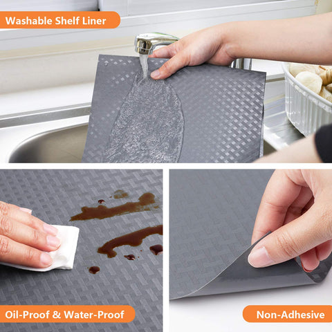StaHom lámina resistente a aceite y agua, adecuada para cocinas y neveras.