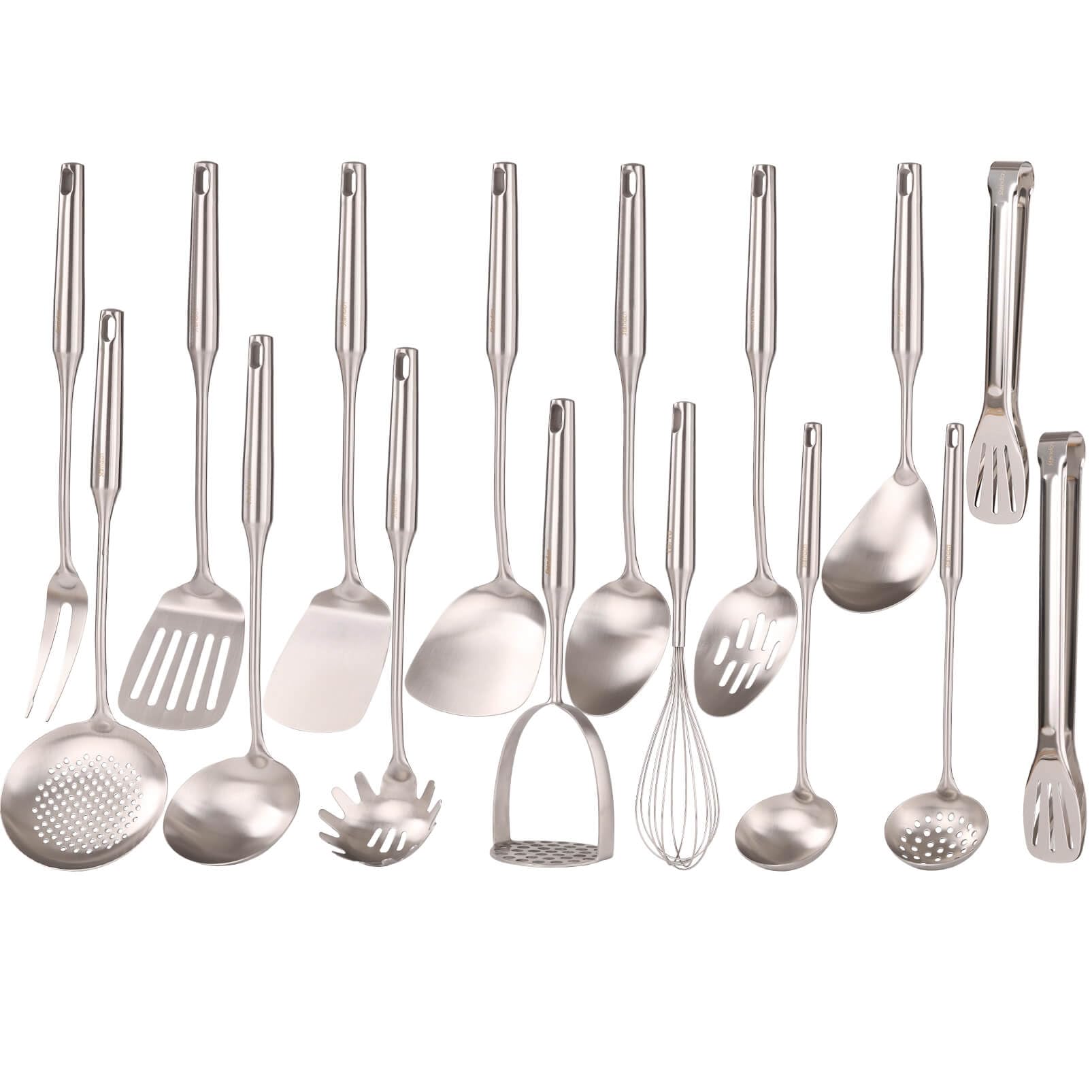 Standcn-juego-utensilios-18-10-completo, kit de cocina completo para cocinar con facilidad