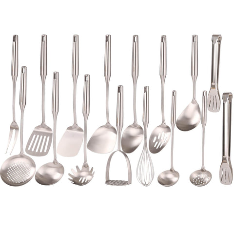 Standcn-juego-utensilios-18-10-completo, kit de cocina completo para cocinar con facilidad