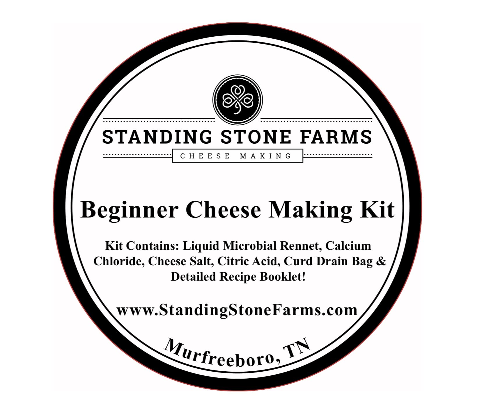 Mozzarella casera de Standing Stone Farms, textura suave y elástica